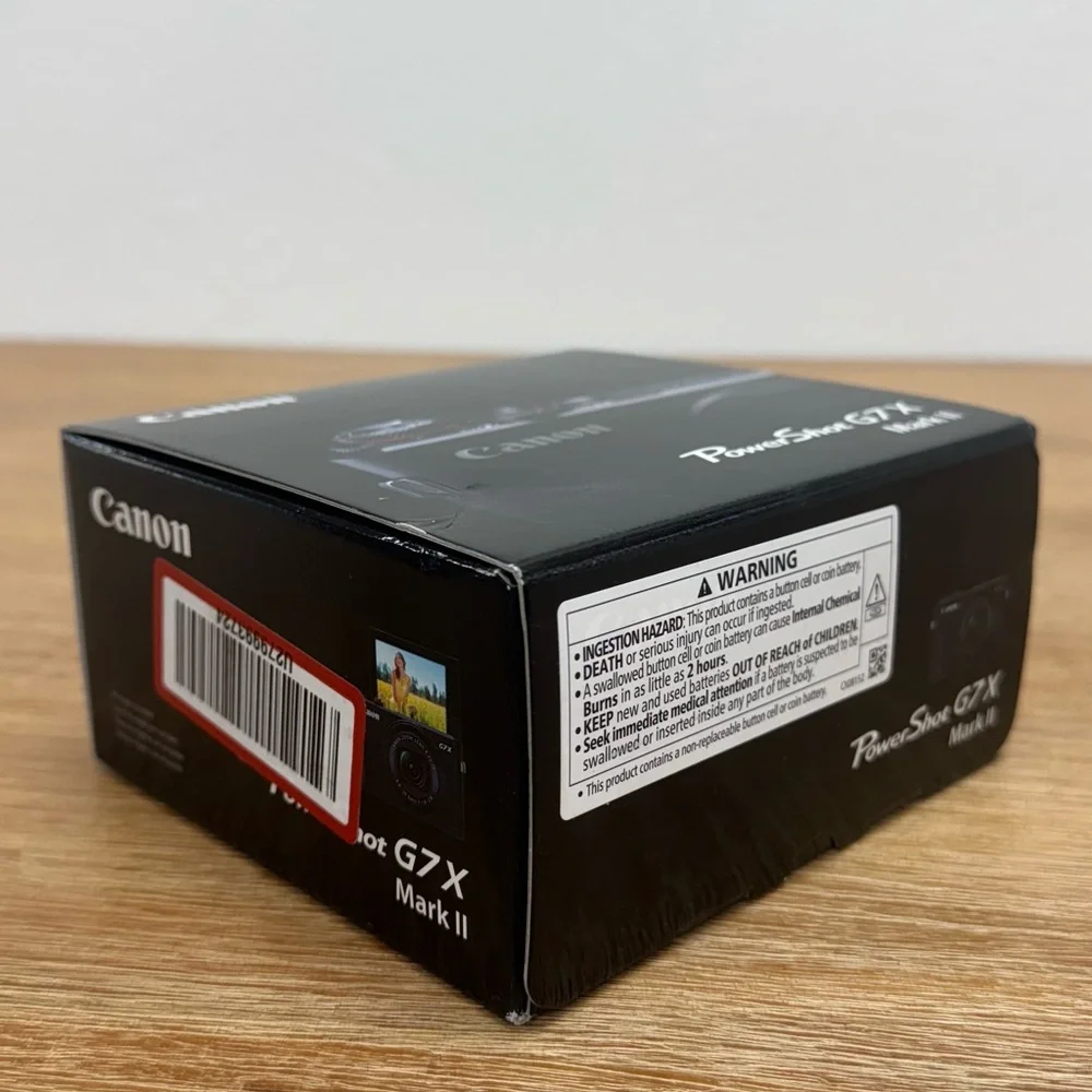 Canon Black Digital Camera PowerShot G7X Mark II